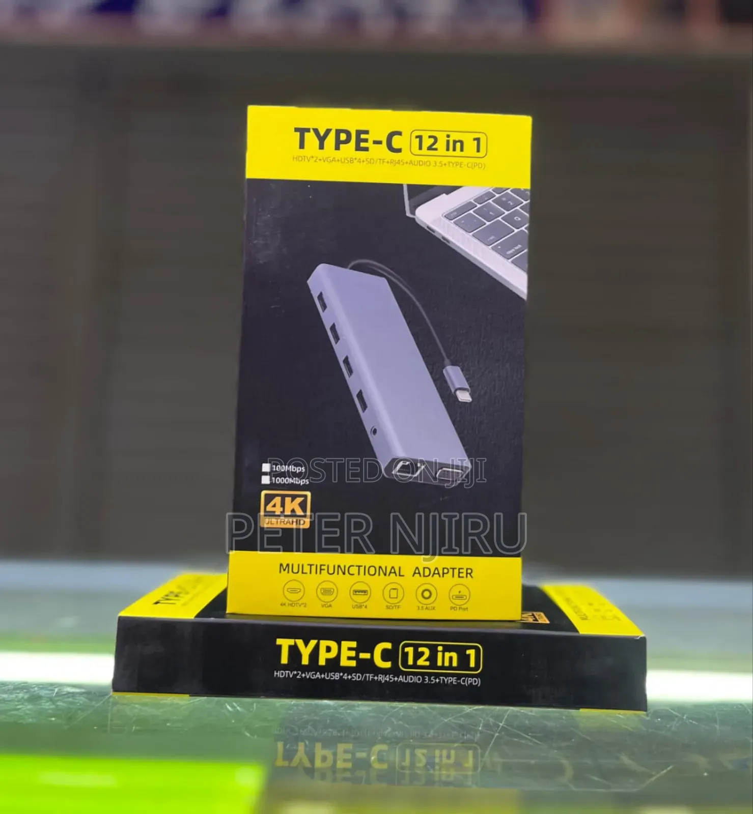 Type C to HDTV 12 in 1 Usb Hub Available