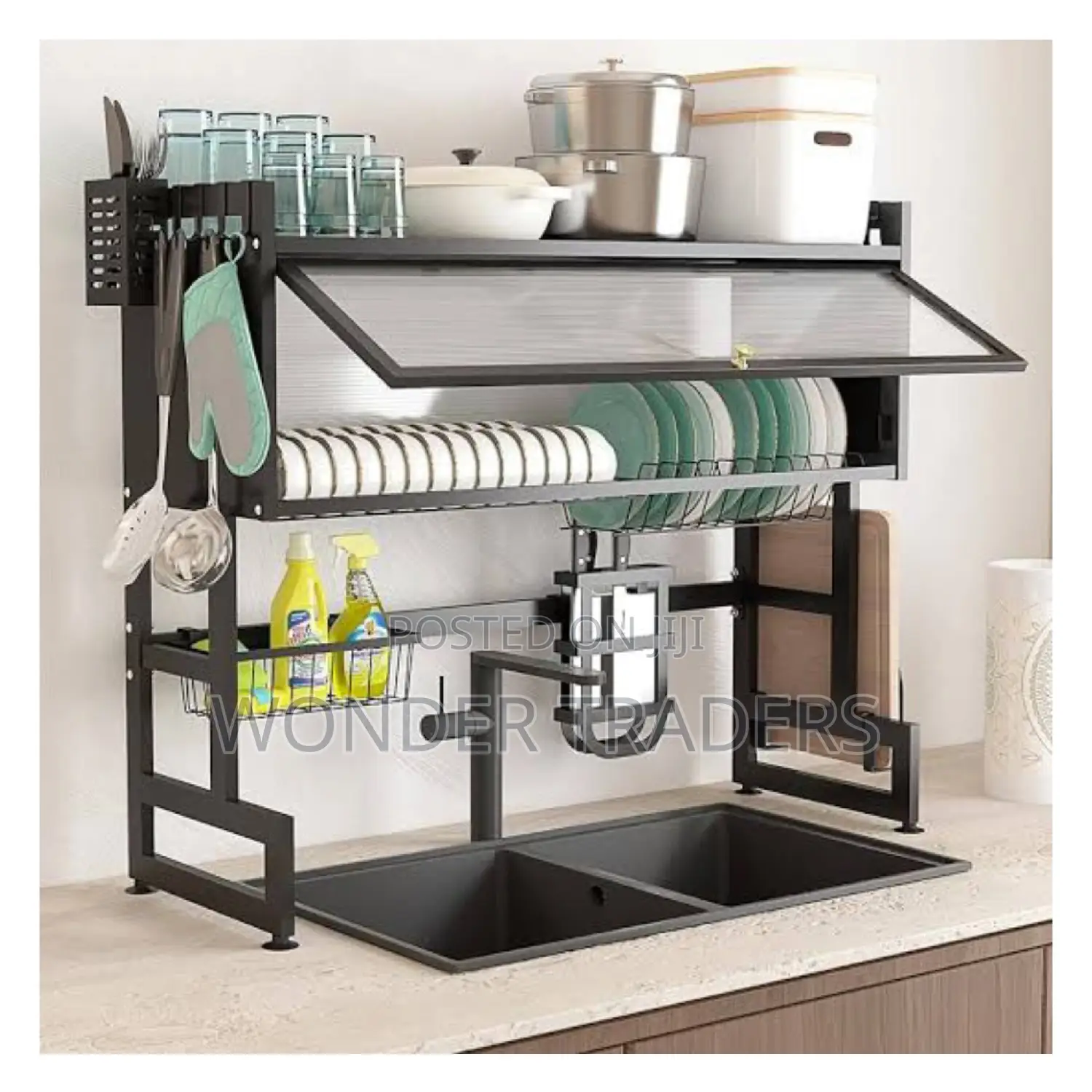 Mirror Over the Sink Rack