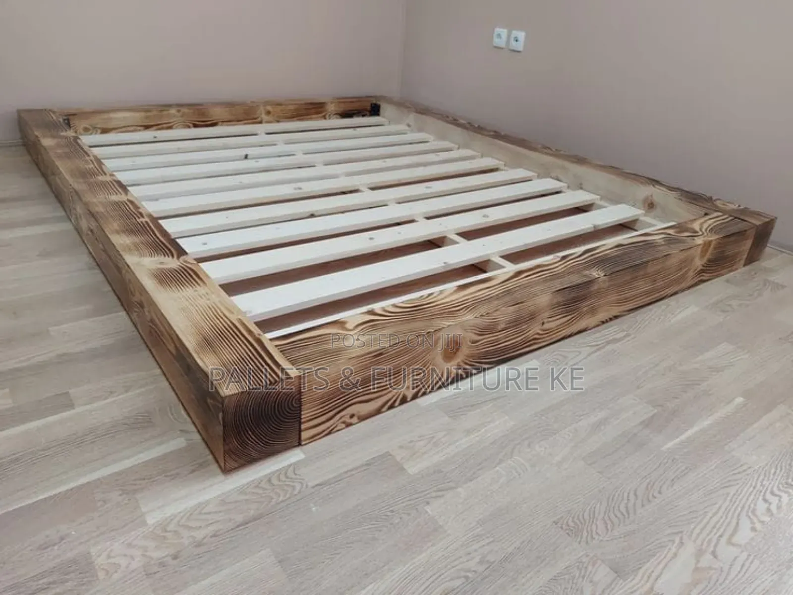 Burnt Pine Bed