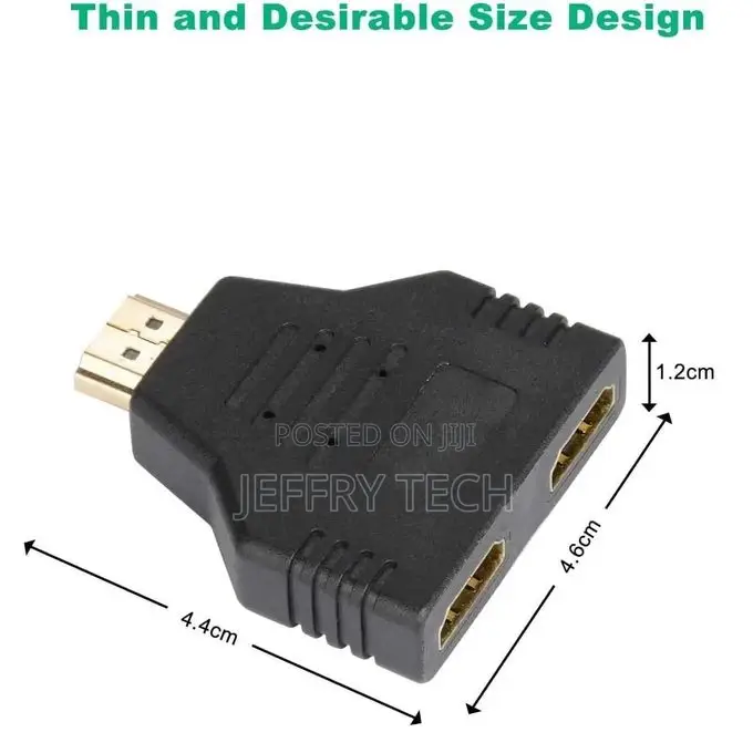 Uhd Hdmi Splitter 1 Input / 2 Outputs – Duplicate and Displ