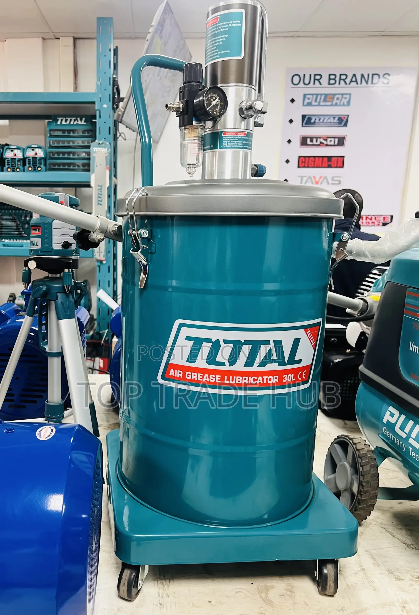 Heavy-Duty Total Air Grease Lubricator 30l