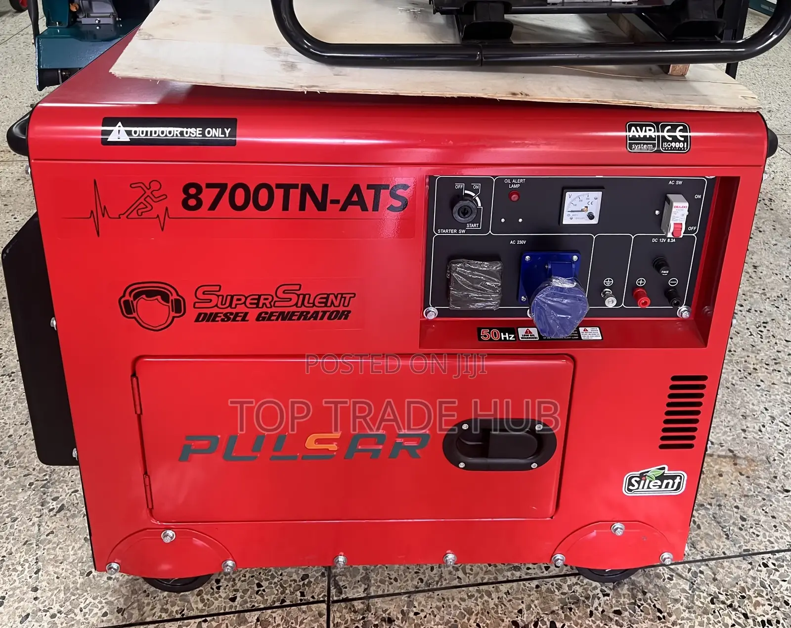 Pulsar Super Silent Diesel Generator 10kva 1-Phase With Ats