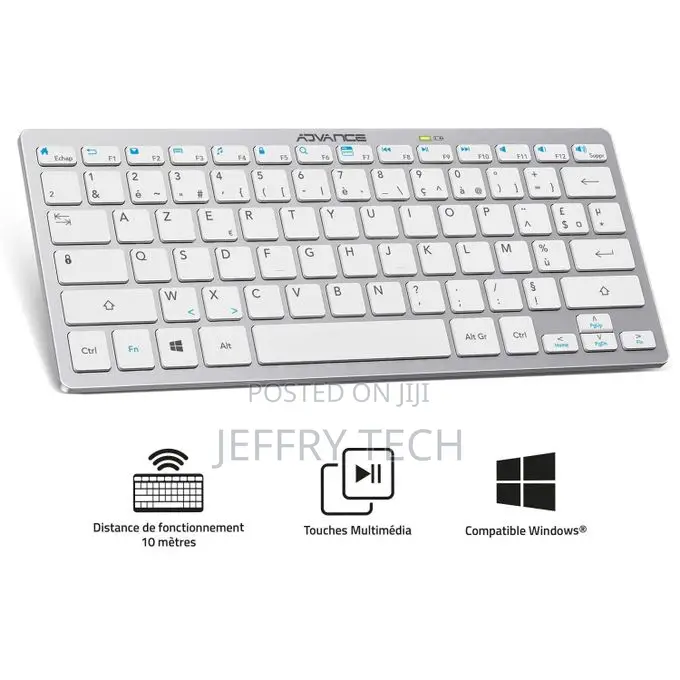 Mini Wireless Silent Keyboard Smartkeys for Windows, Macos