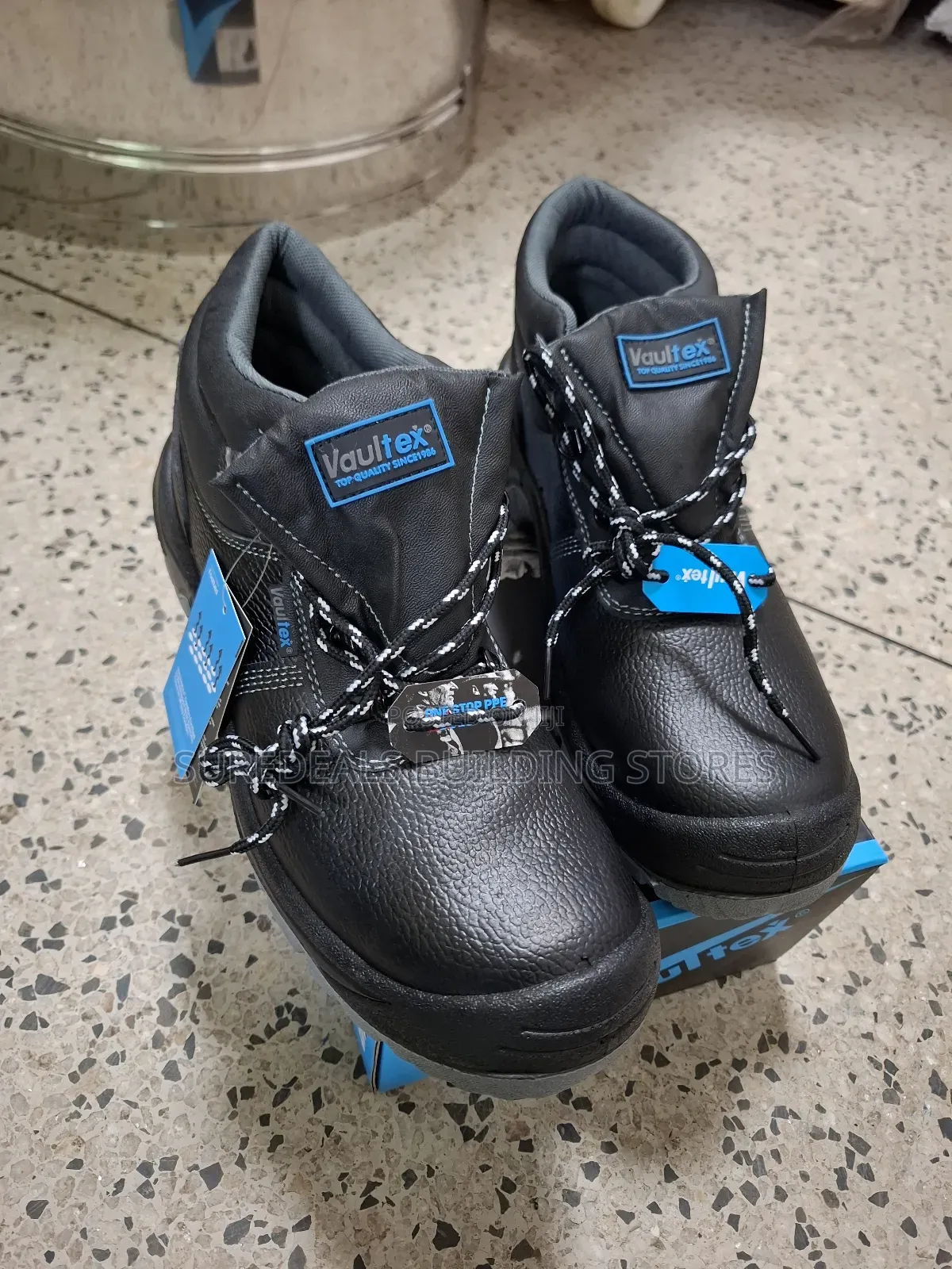 Pure Leather Safety Boots