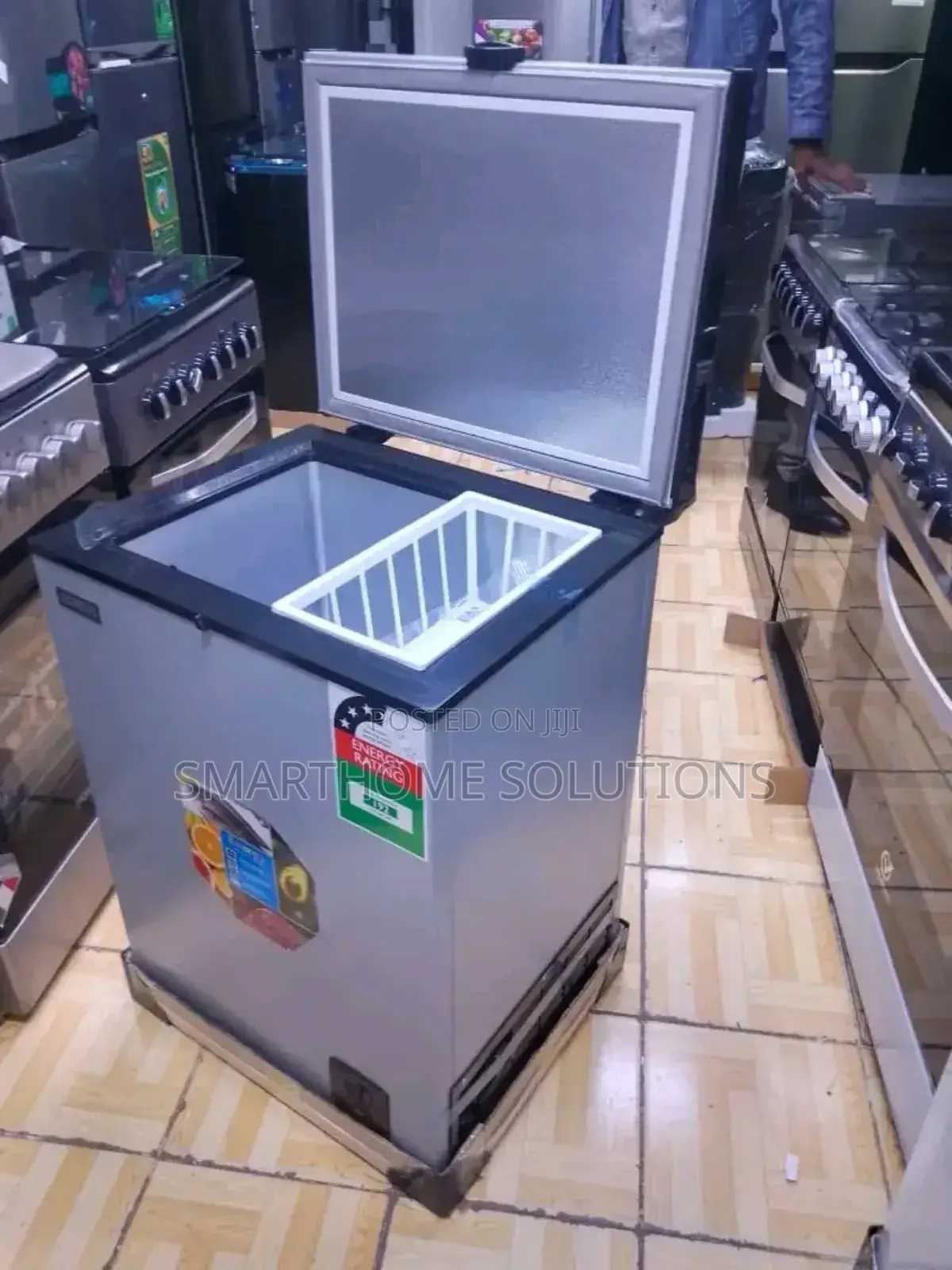 109l Deep Freezer, Grey Ecomax 109l Deep Freezer