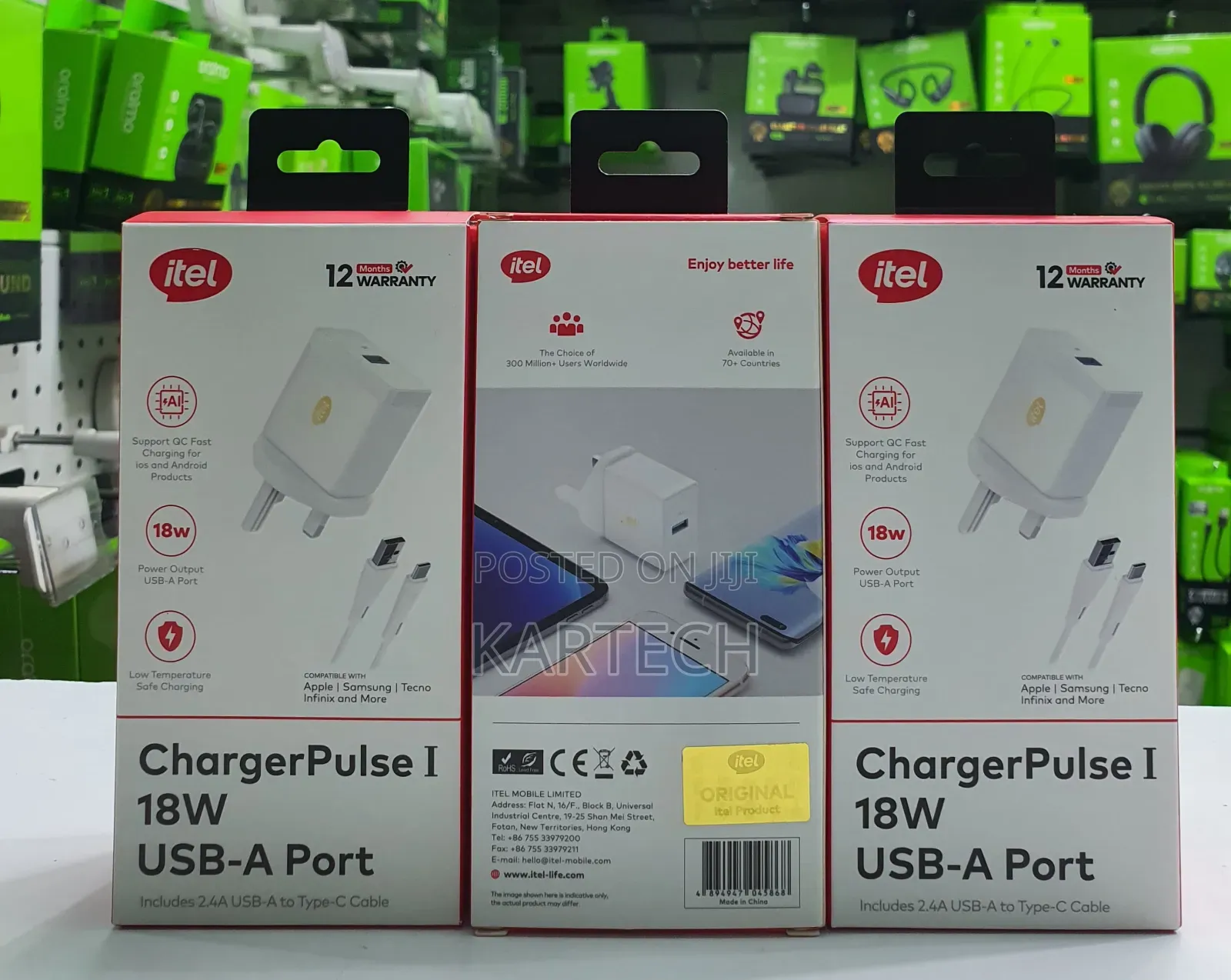 Itel Charger Pulse 1 Icw-183uc 18w Type C Charger