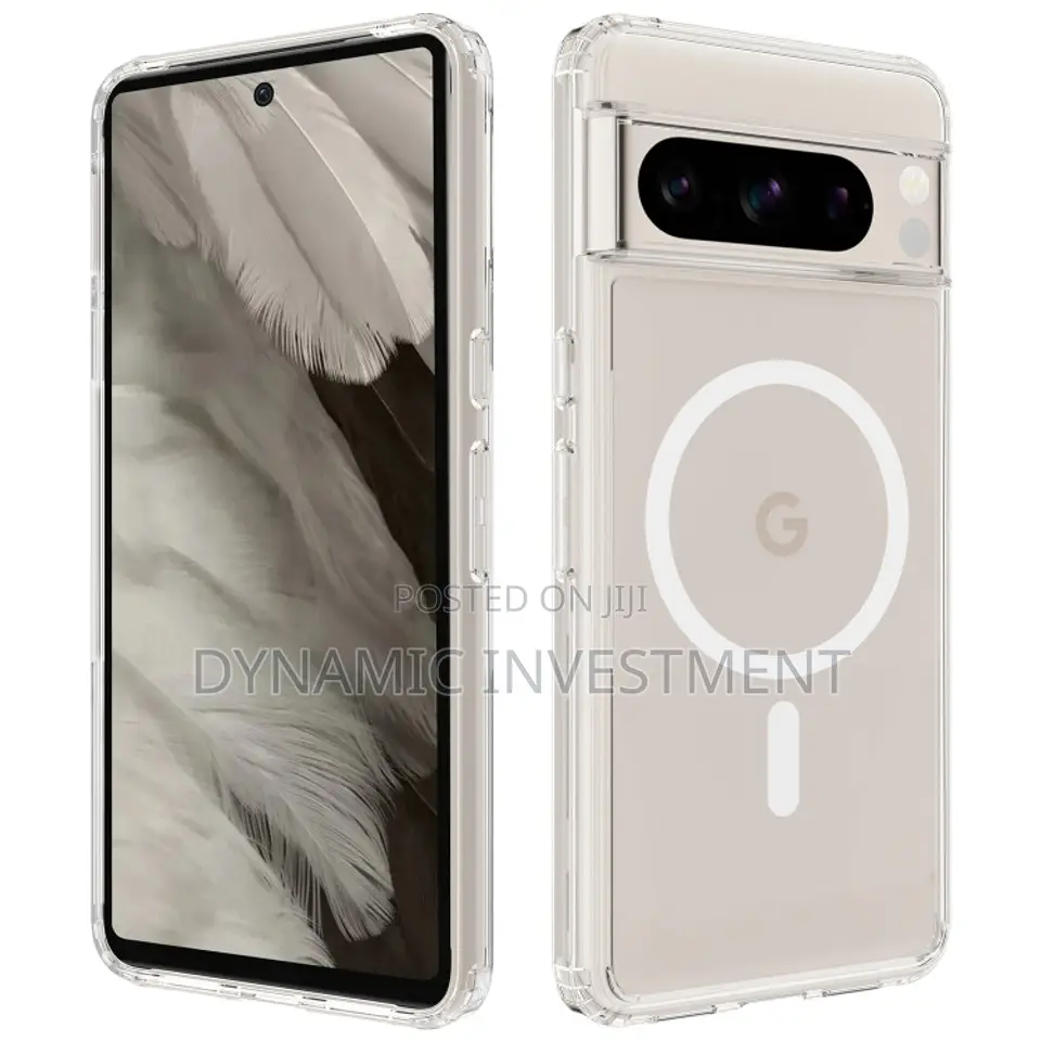 Google Pixel 8 Magsafe Clear Acrylic Case/Cover -Transparent