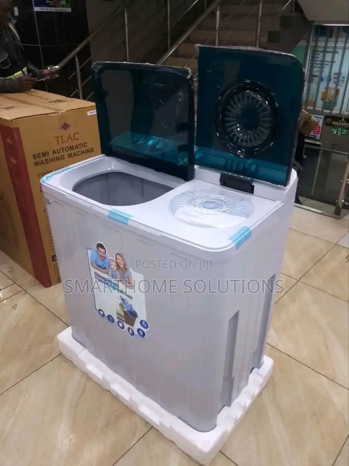 Efficient Laundry Day With Tlac 12kg Semi-Automatic