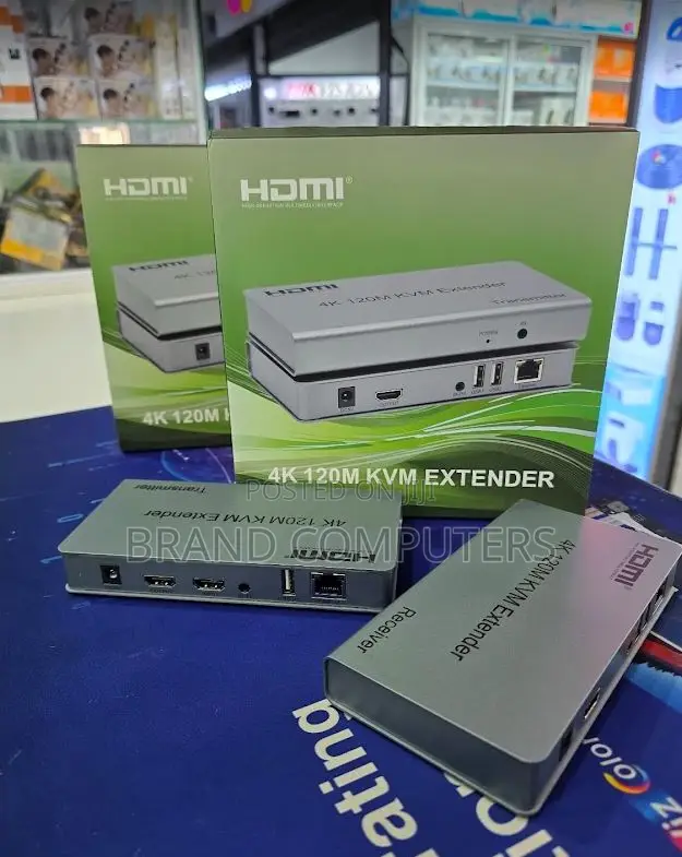  120m Hdmi KVM Extender Over Cat 6 With Usb Port for Mouse