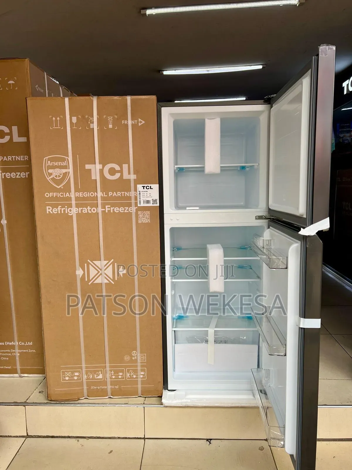 TCL F270tm 207l Top-Mount Double Door Refrigerator