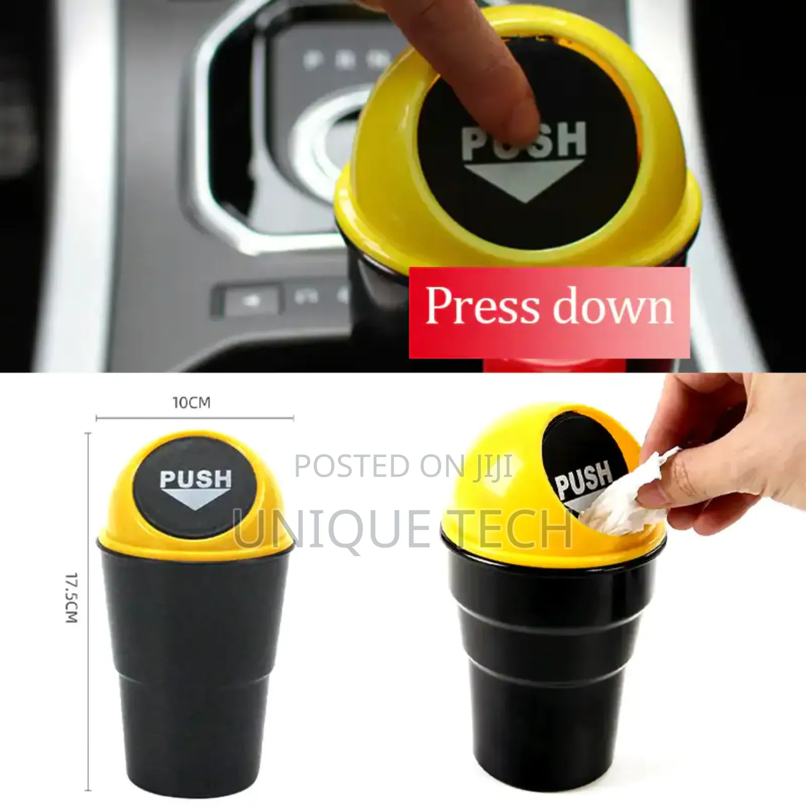 Mini Car Trash Can – Portable, Lightweight Handy