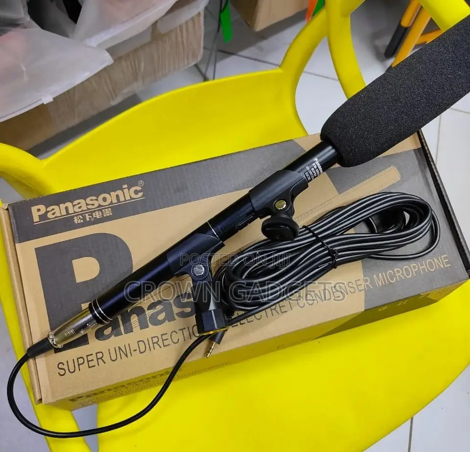 Panasonic Directional Mic –Condenser Mic for Camera Studio