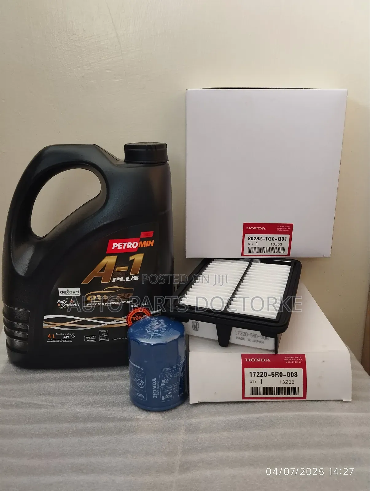 Honda Vezel, Fit Service Kit Offer