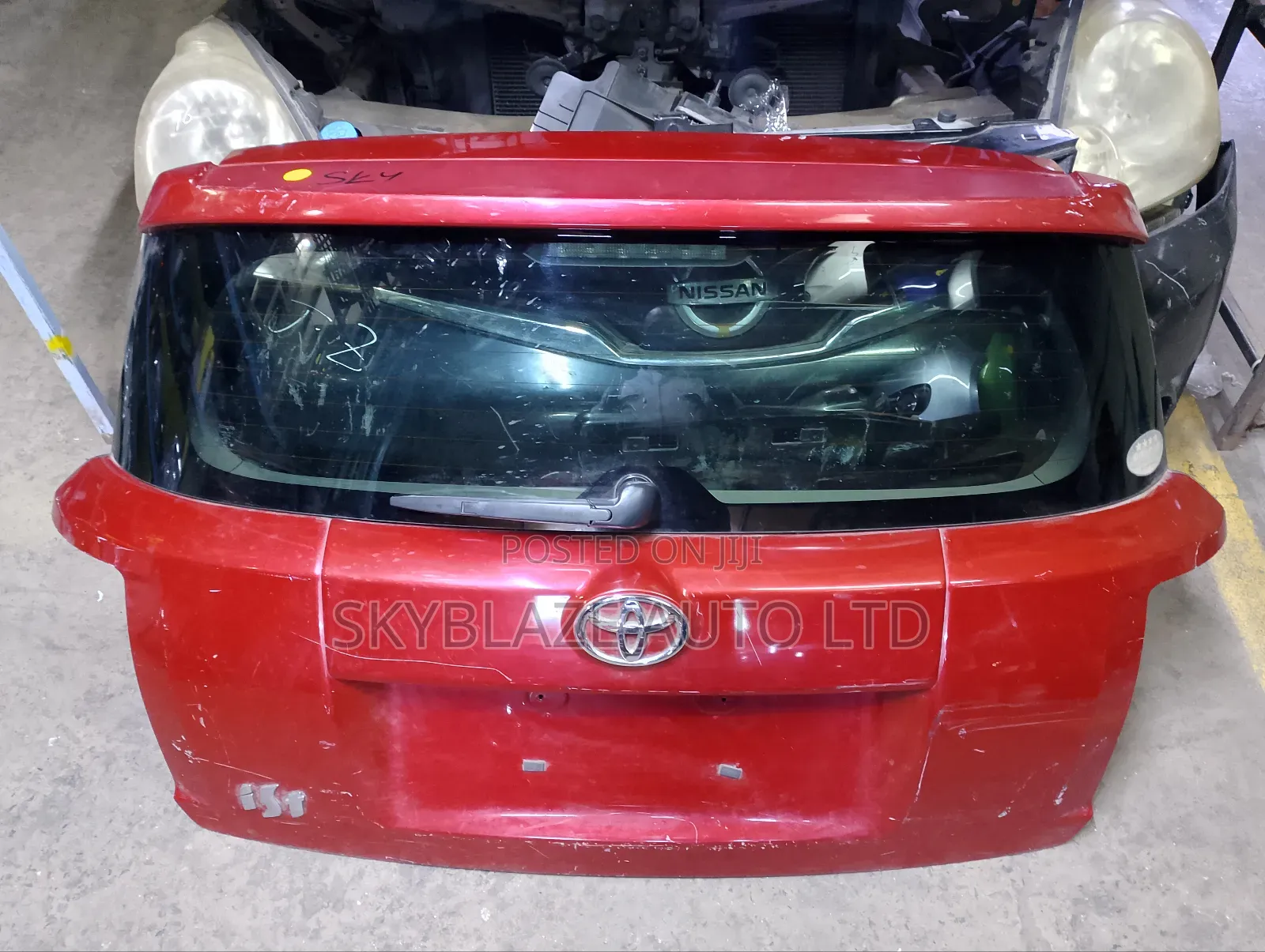 Toyota Ist 2012 Tailgate