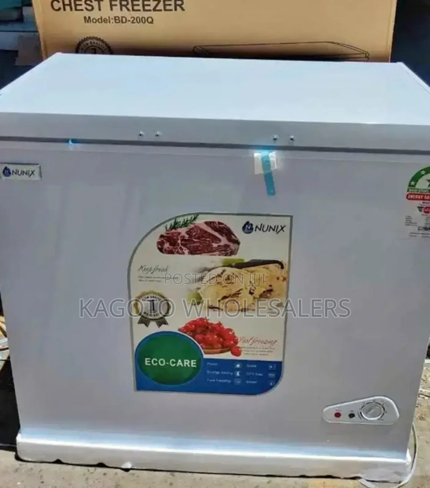 Nunix 200litres Chest Freezer (White) N/200lf