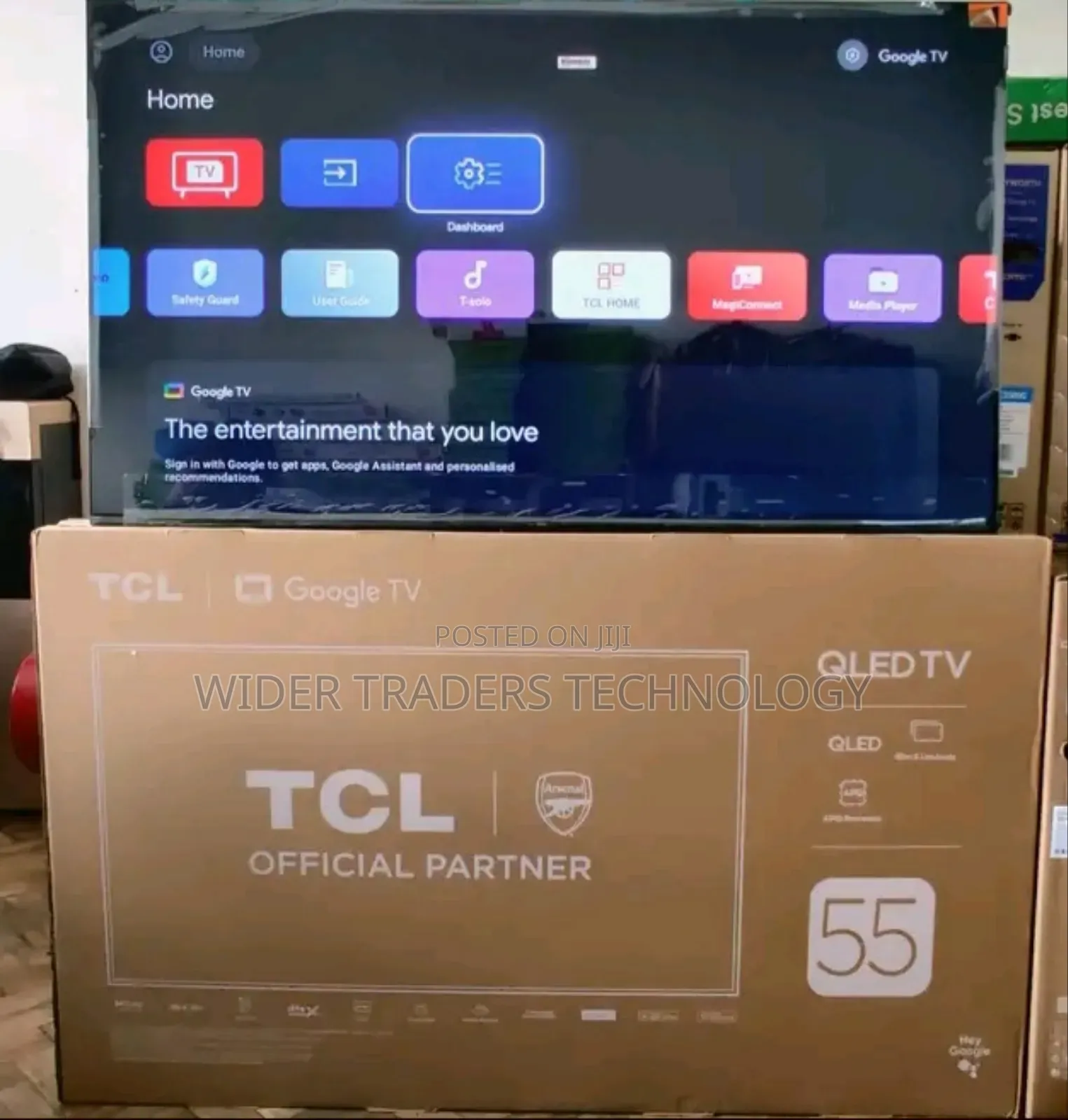 Tcl 55 " Smart Qled Google Tv