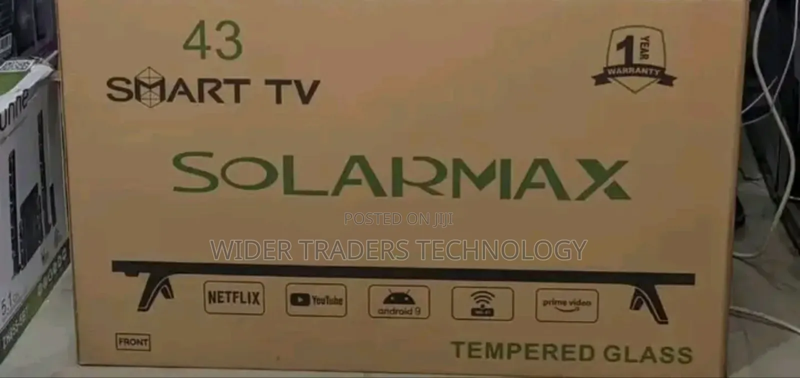 Solarmax 43inche Smart Android Digital Tv Bluetooth Enabledp