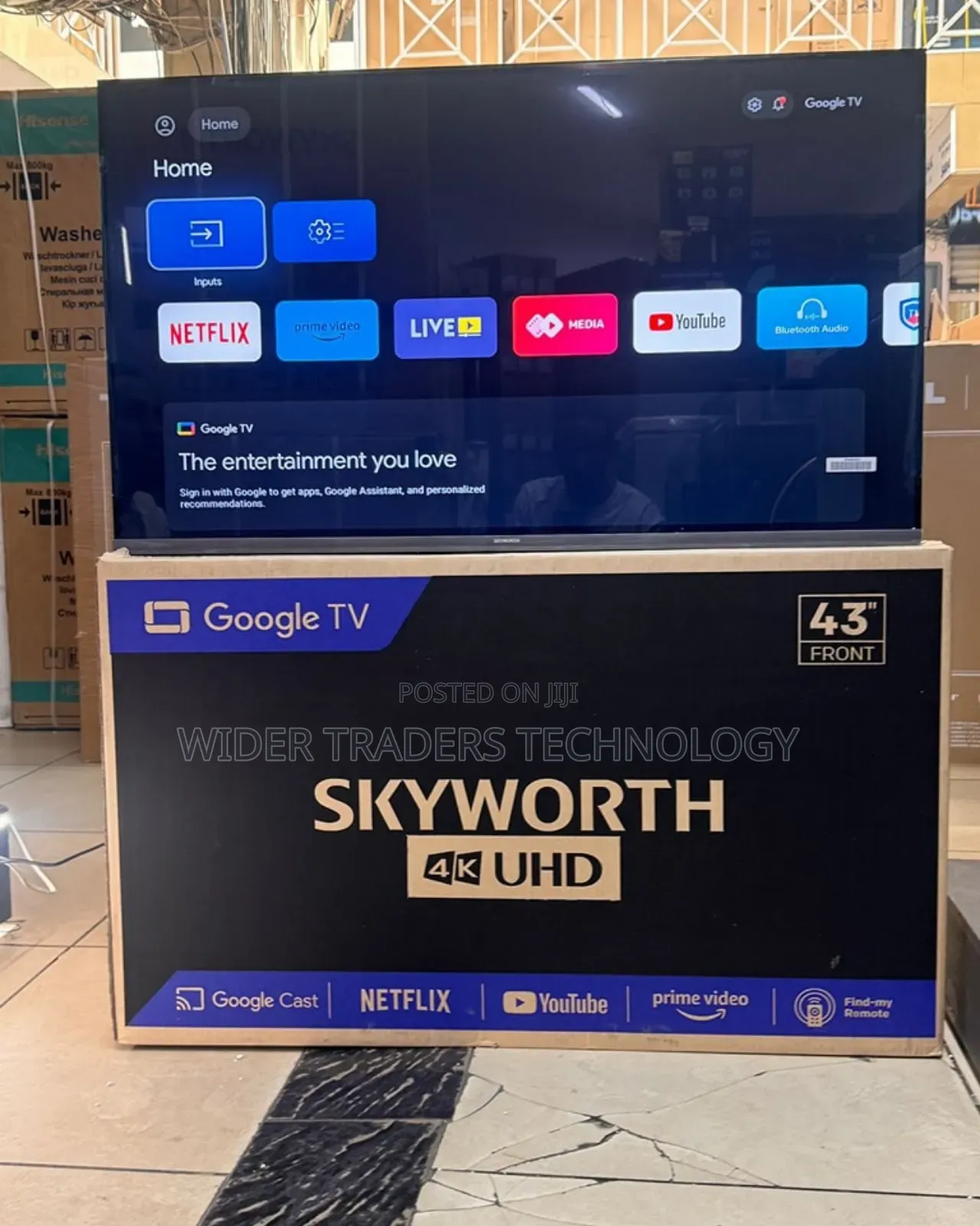 Skyworth 43 Inches Smart Android Bluetooth Flameless