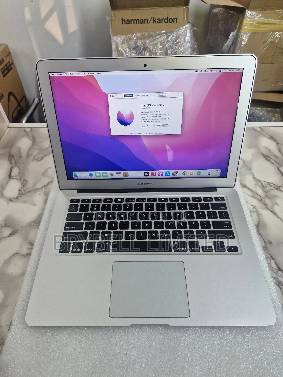 Laptop Apple MacBook Air 2017 8GB Intel Core I5 SSD 128GB