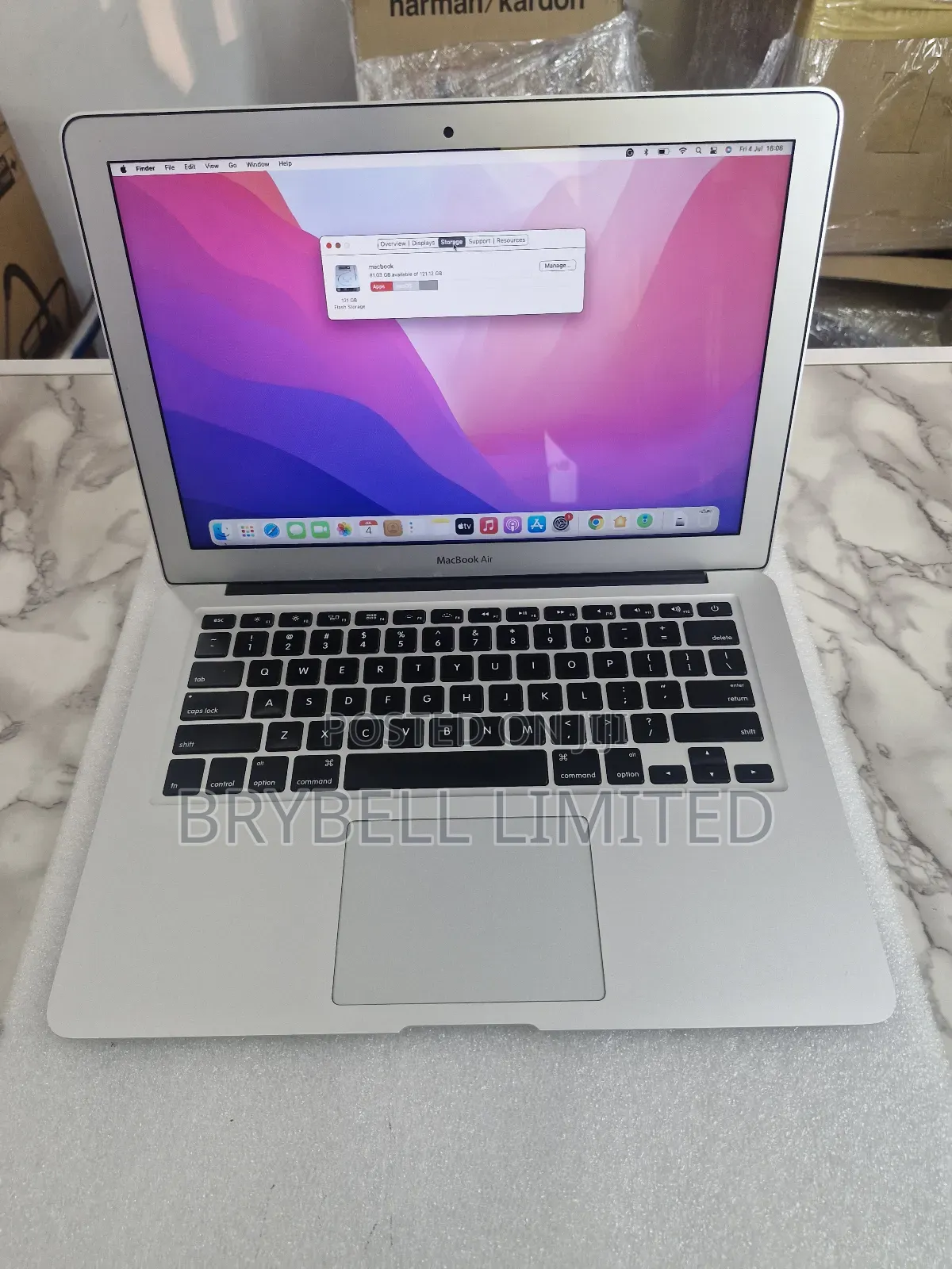 Laptop Apple MacBook Air 2017 8GB Intel Core I5 SSD 128GB