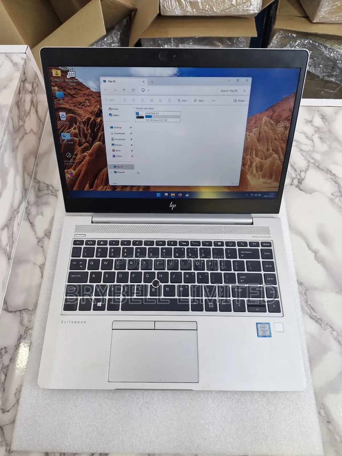 Laptop HP EliteBook 840 G5 8GB Intel Core I5 SSD 256GB