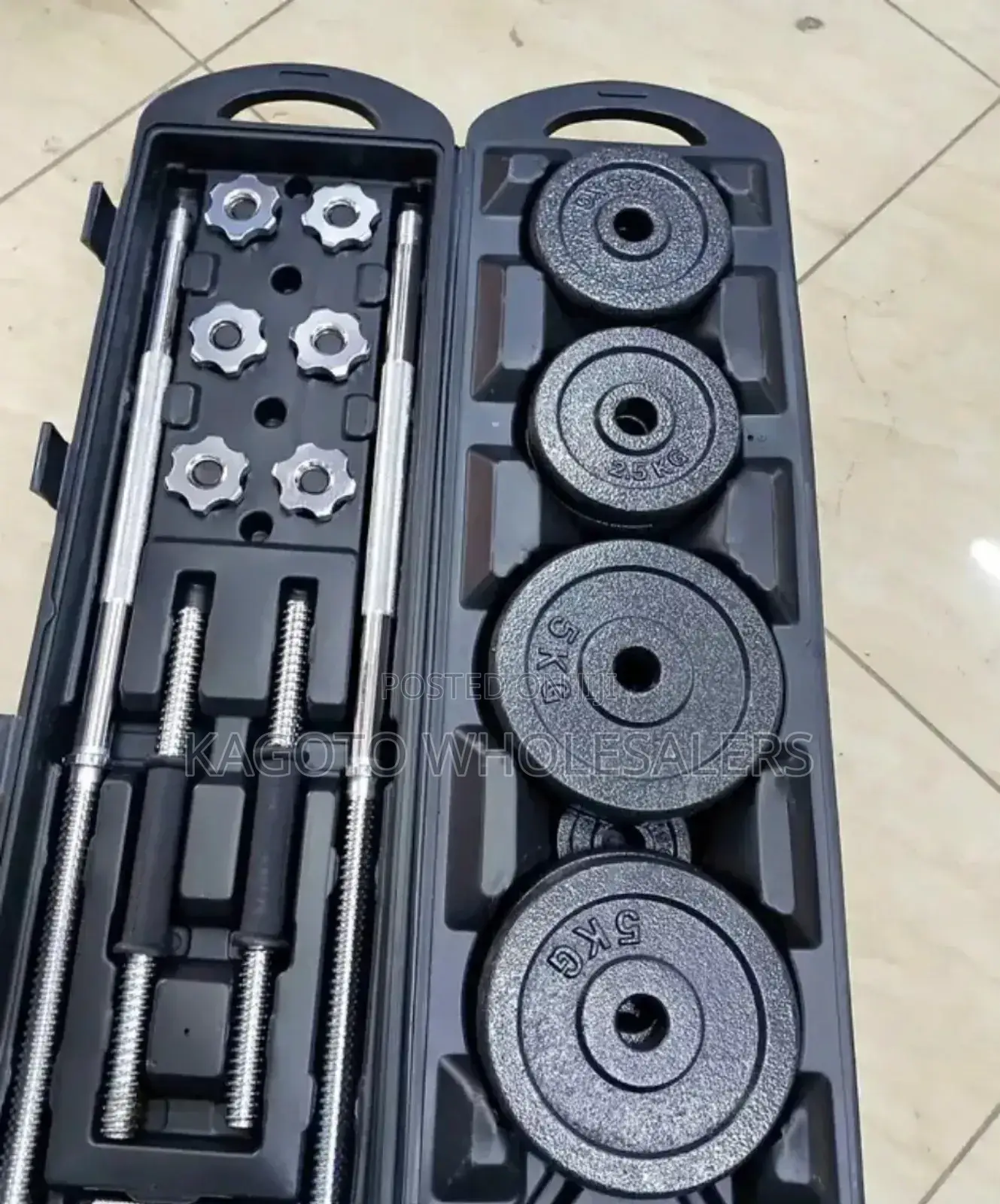 50 KGS Dumbbell Set/ Gym Weights Set