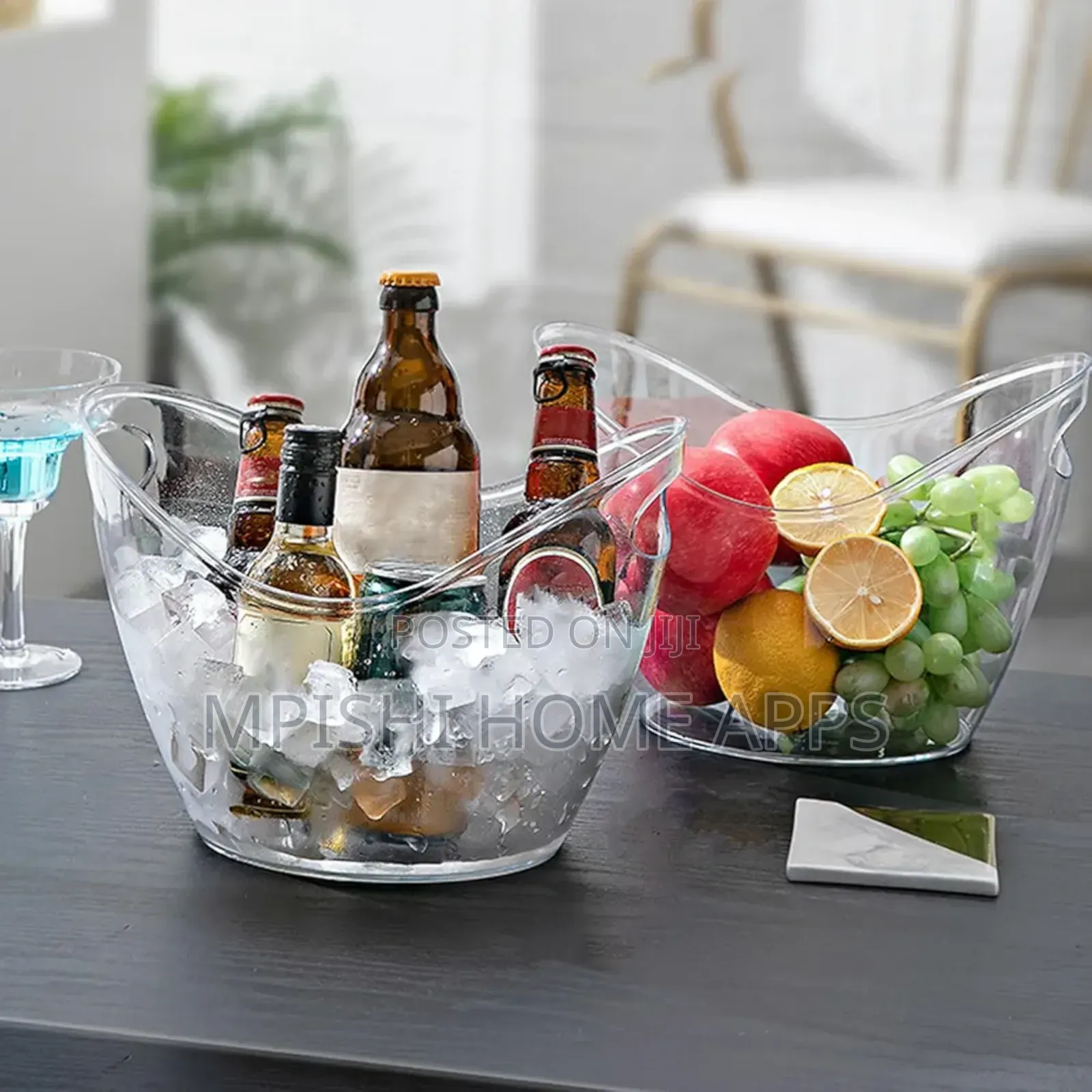 Transparent Ice Bucket Acrylic, 4.5 L