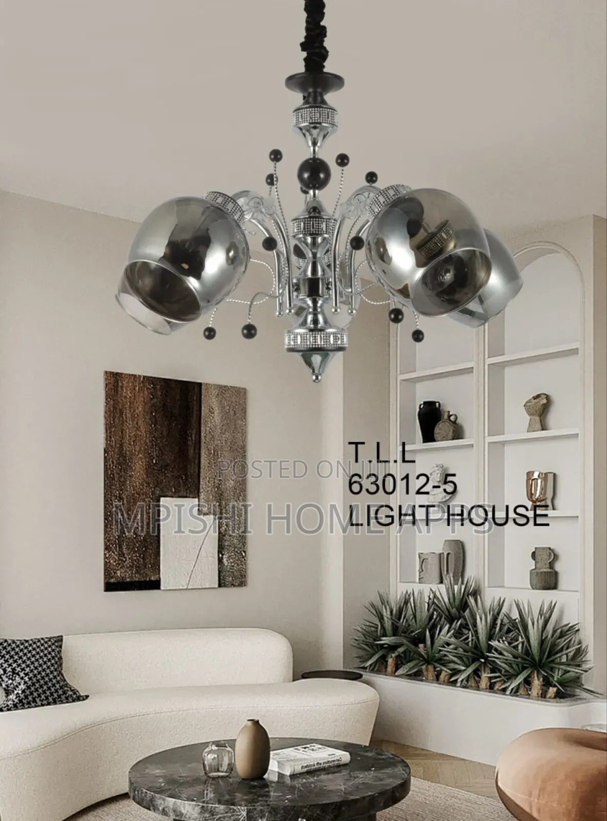 5 Arms Pendant Light