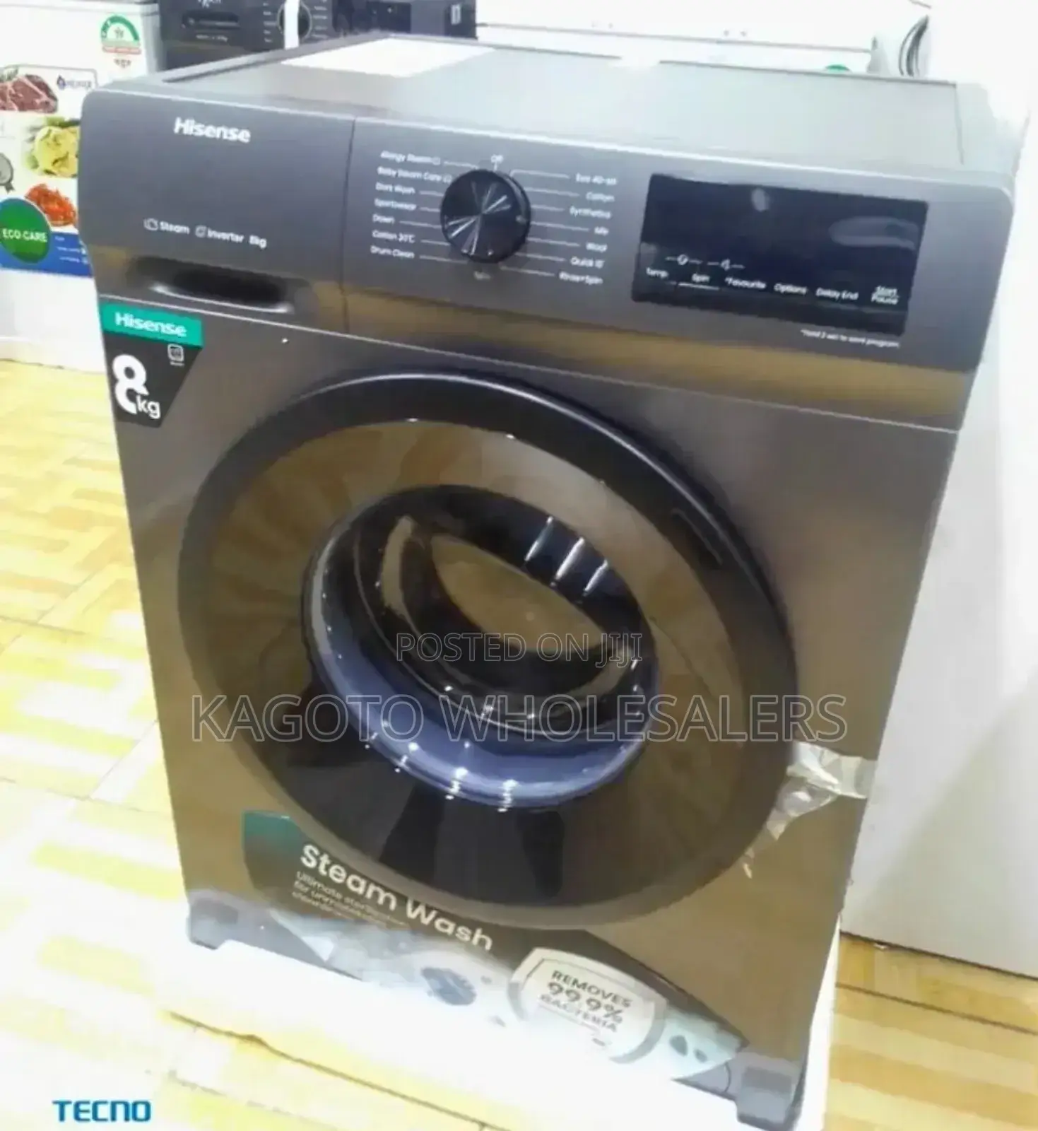 Hisense Front Wash Spin 8kg Washing Machine Hsm8d