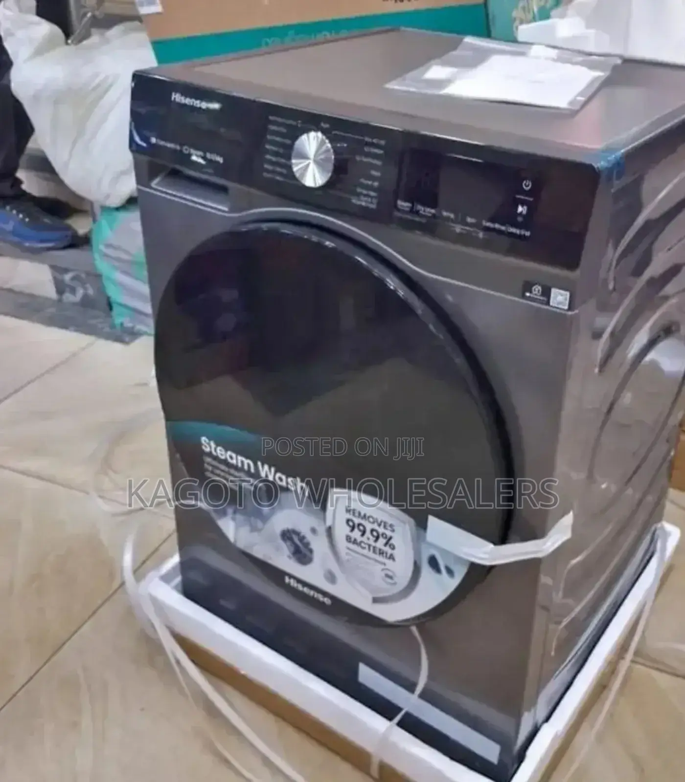 10kg Hisense Front Load Wash and Spin Machine Hm10d