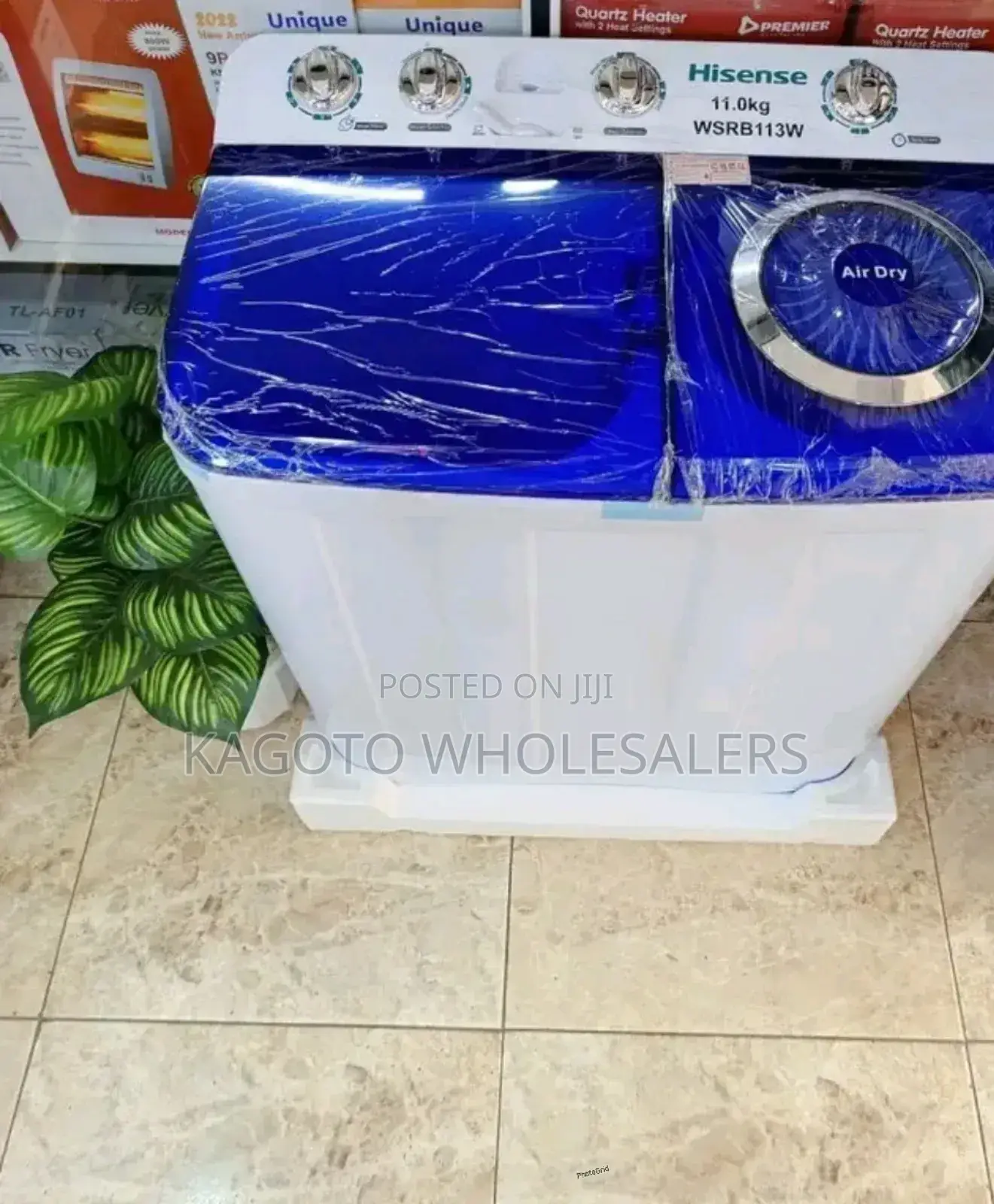 13.5kgs Hisense Semi Auto Twin Tub Washing Machine H13
