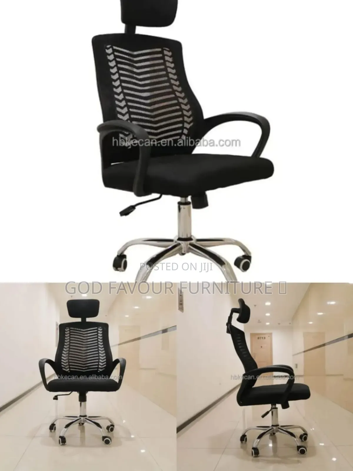 Quality Swivel Headrest Office Chair Jk9gf