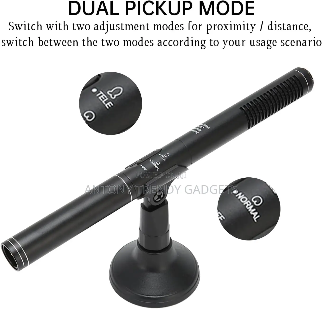 Panasonic External Mic – Super Directional Sound Pickup