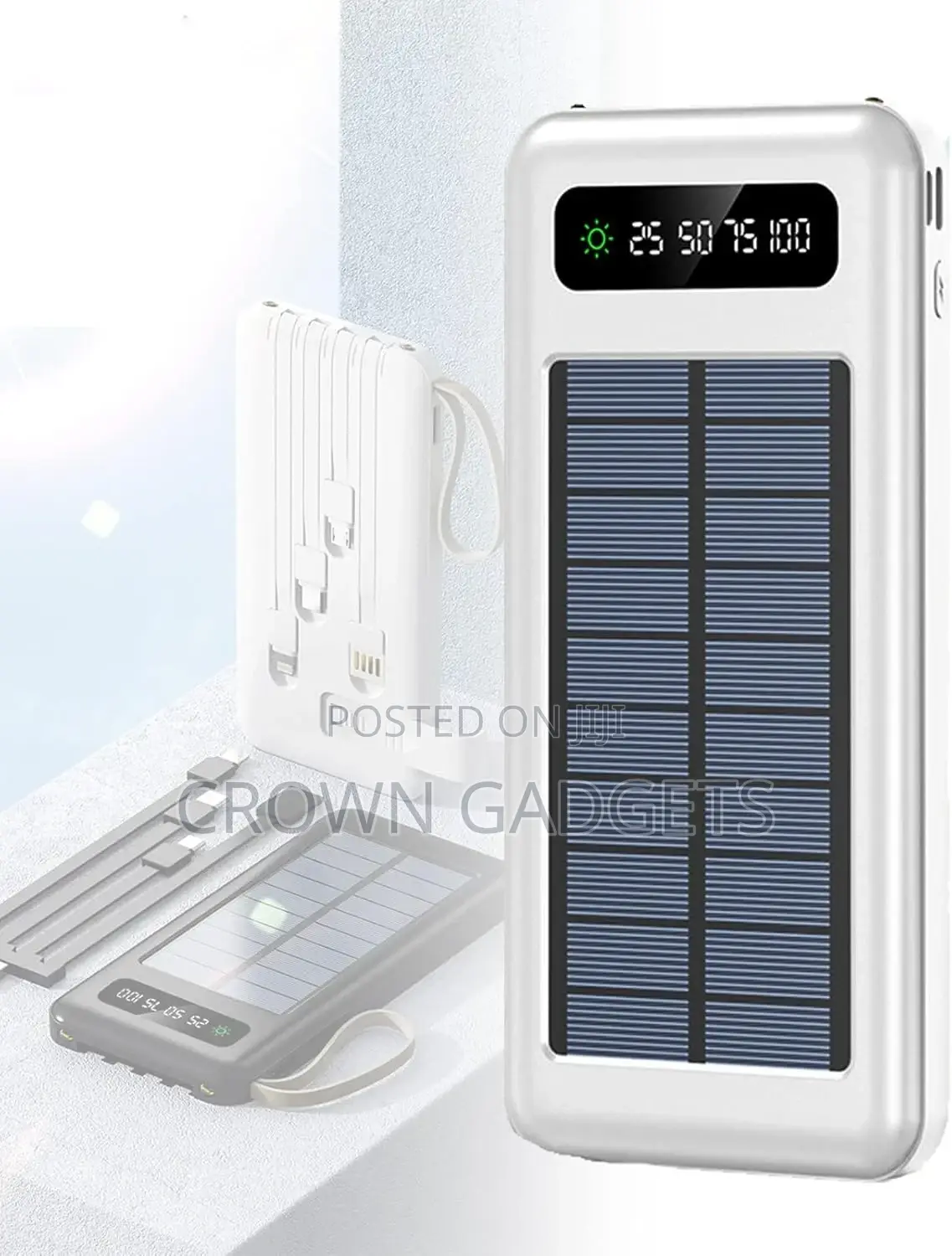 Ami Am-26 Power Bank – Solar, 4 Inputs, 2 Usb Outputs