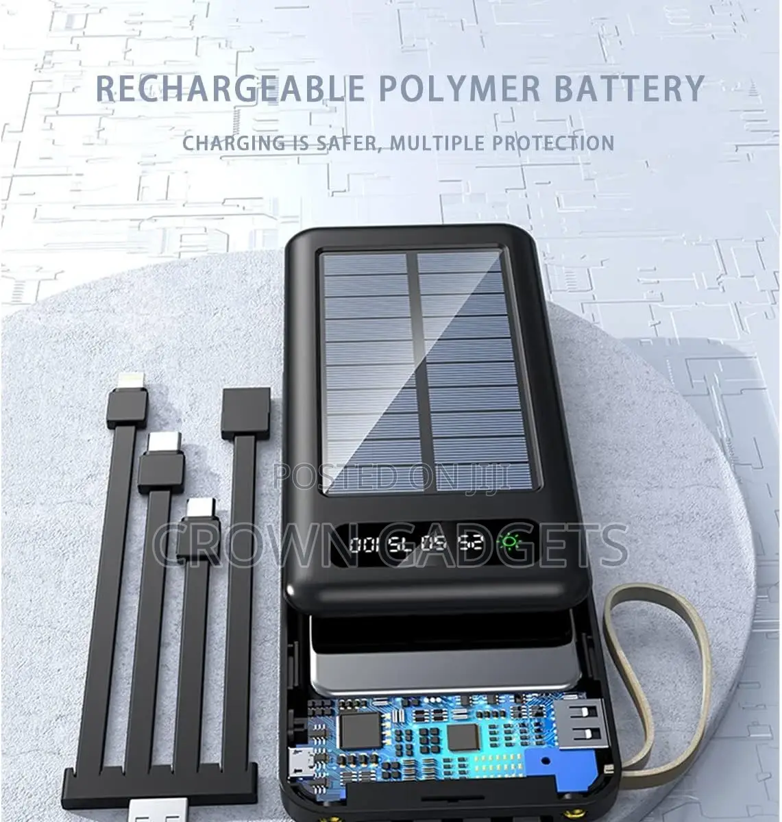 20000mah Ami Am-26 – Solar Power Bank for Camping Travel