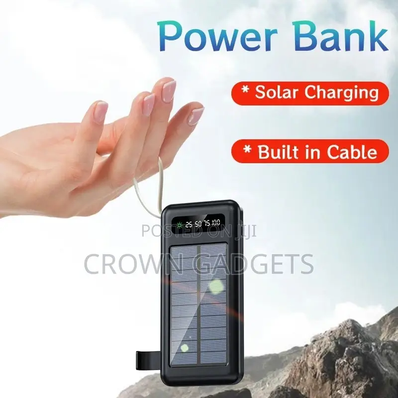 Ami Universal Solar Power Bank 4 Input Charging Options