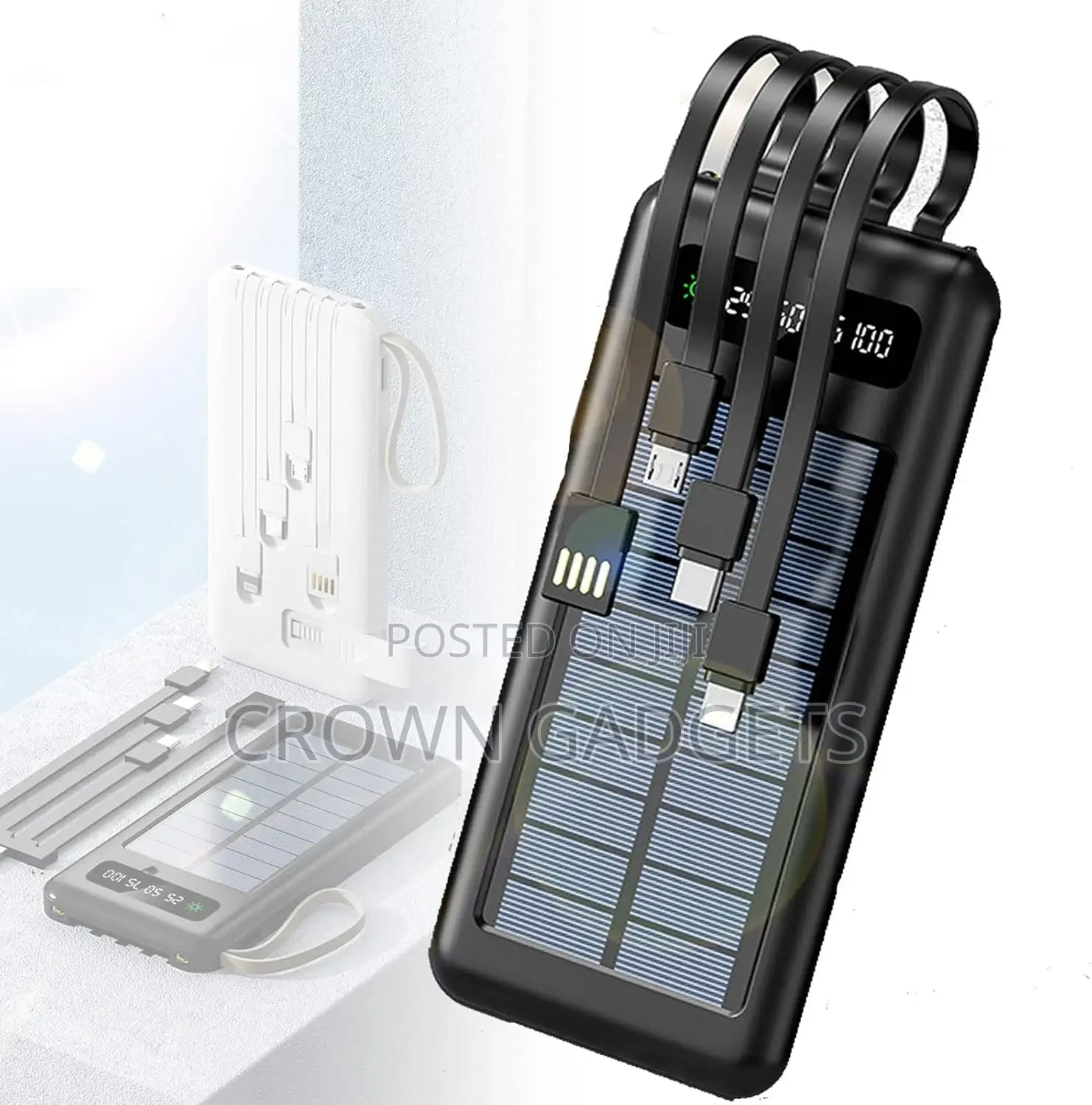 Ami Universal Solar Power Bank 4 Input Charging Options