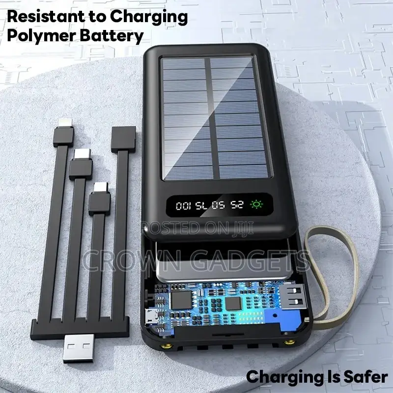 Portable Solar Power Bank 20000mah – Ami Am-26 With Type-C
