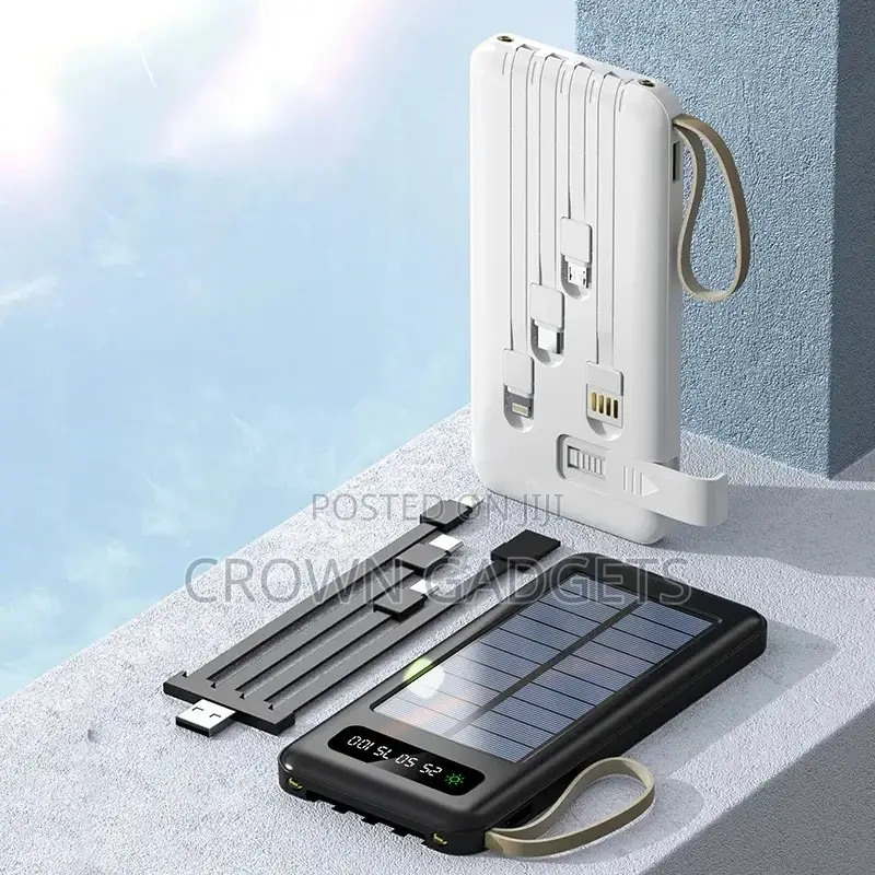 Portable Solar Power Bank 20000mah – Ami Am-26 With Type-C