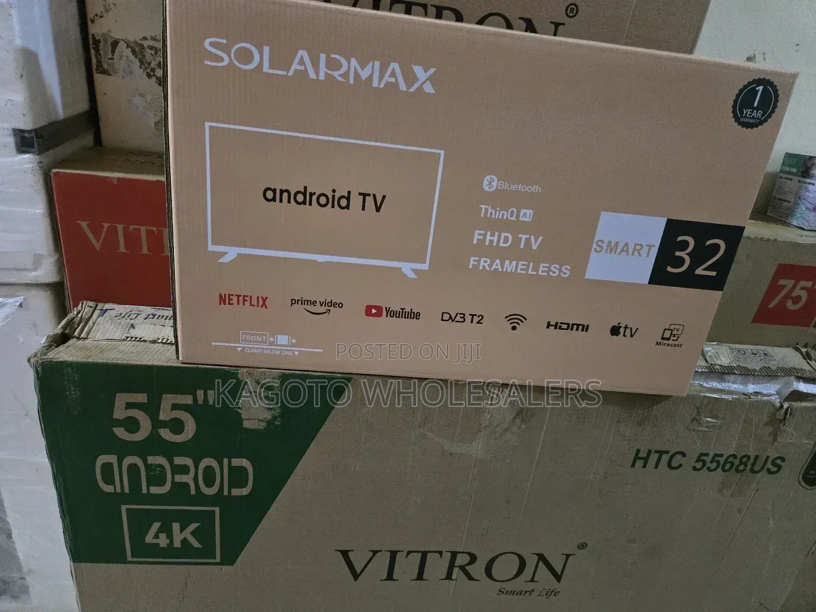 32inches Smart Tv. Solarmax