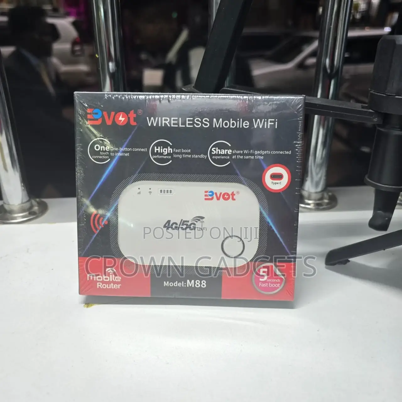 Bvot M88 Portable Mifi – 4g Sim Wifi Hotspot Router