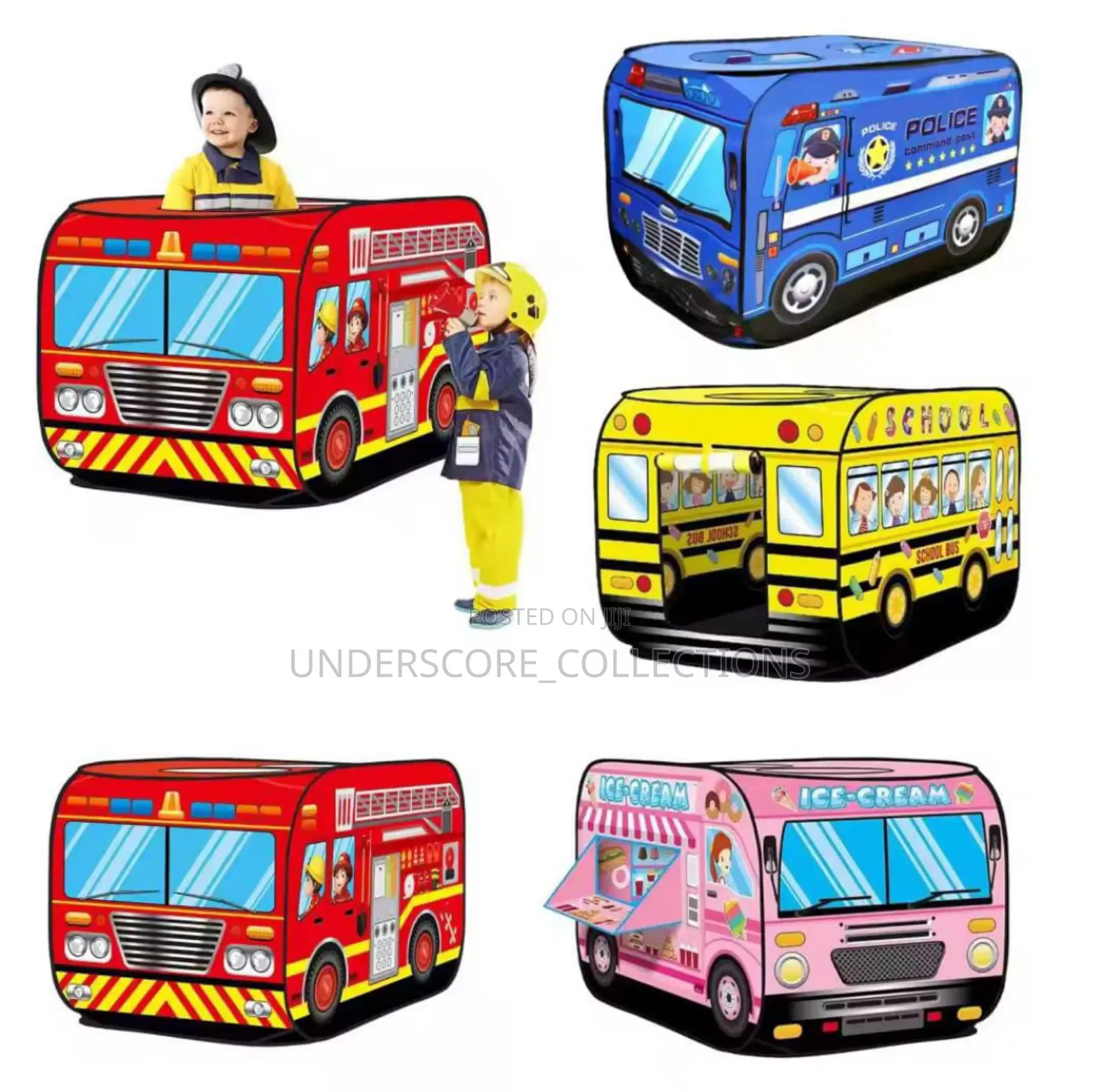 School Bus Tent Playhouse Toy