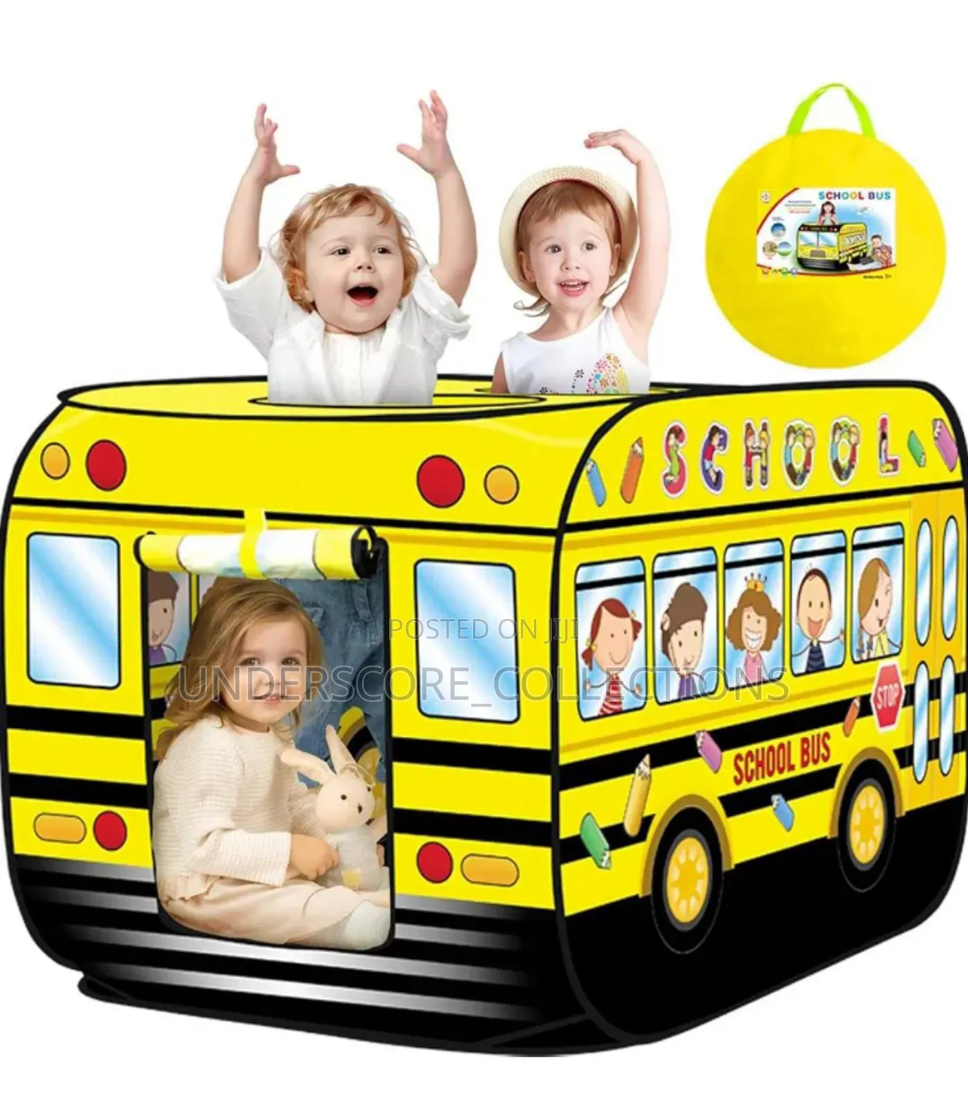 School Bus Tent Playhouse Toy