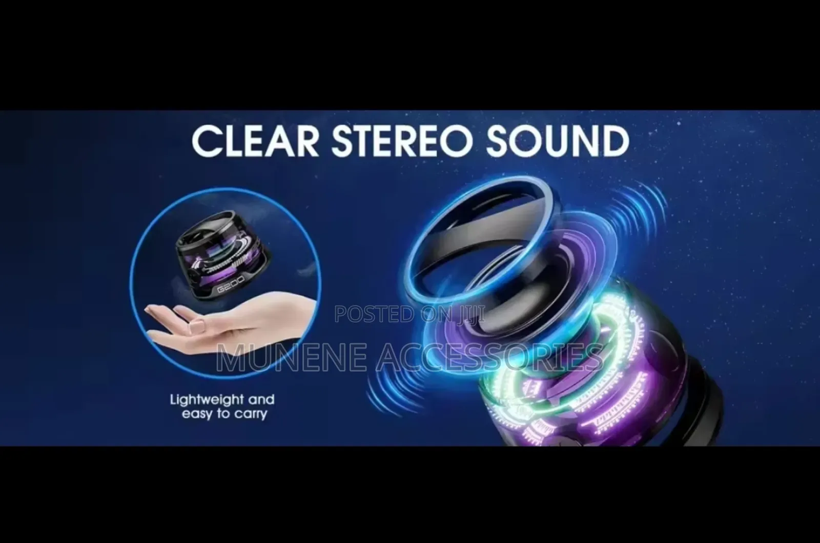 G200 Bluetooth Speaker RGB Magnetic Mini Speaker Bt5.3
