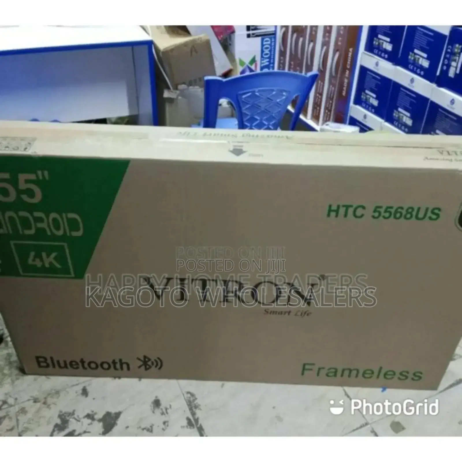 Original Vitron 55inches Video Clarity Smart Tv