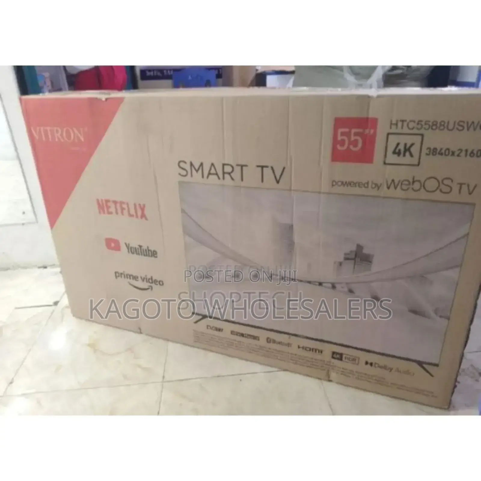 Webos Smart Tv. 55inches Vitron. With Clarity