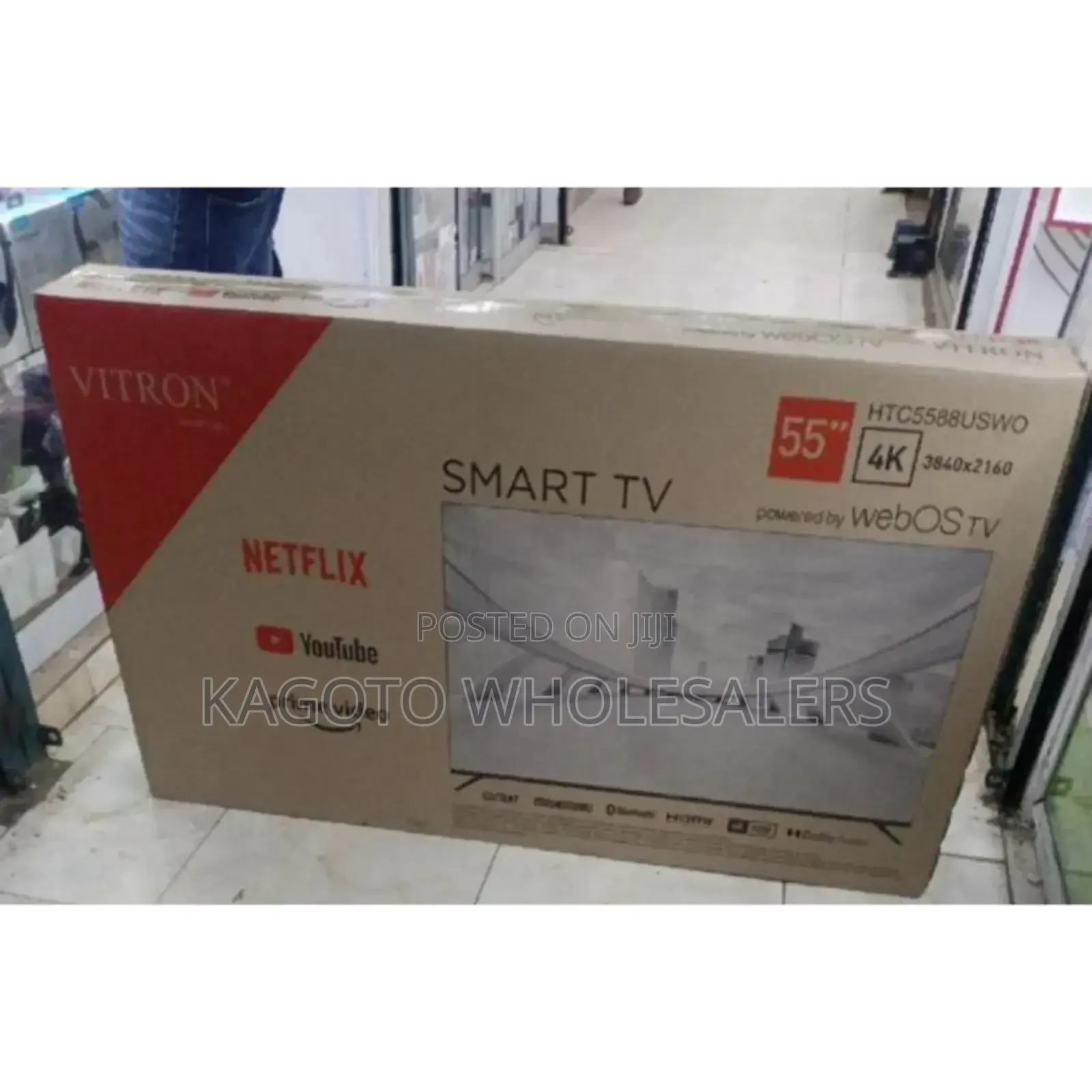 Brand New Size 55inches Vitron Webos Adroind Smart Tv