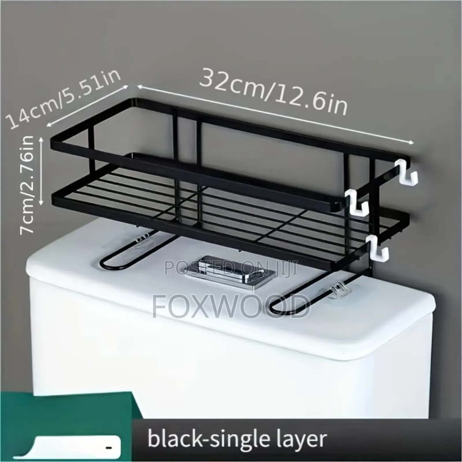 Double Layer Metallic Toilet Top Org