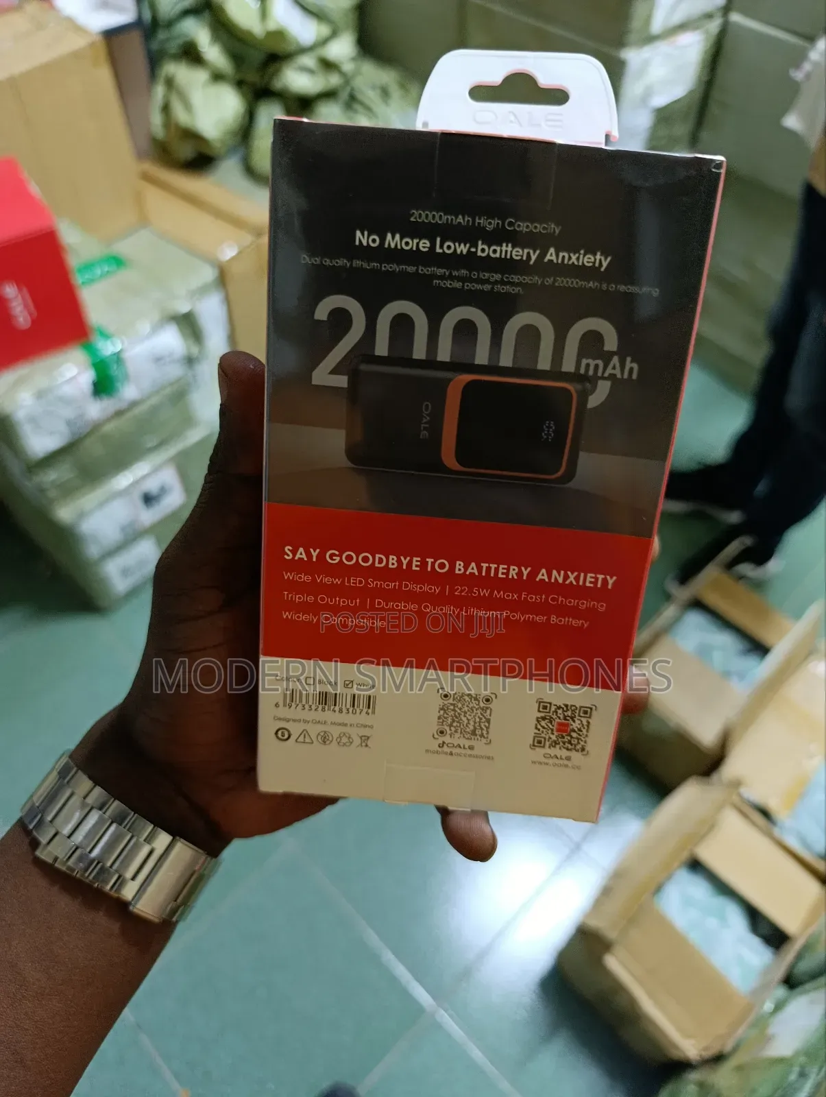 Oale 20000mah 22.5w Portable Powerbank