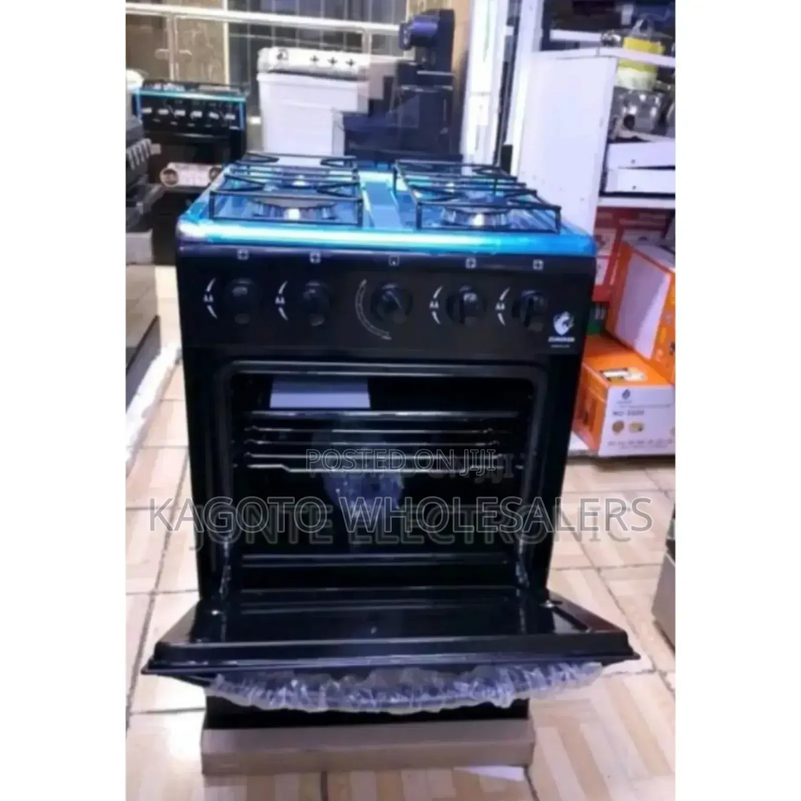With Electric Oven - Euroken 3+1 Standing Cooker